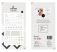 Opakowanie Naklejki Deco Litery i Gwiazdy