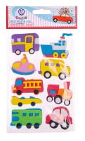 Opakowanie Naklejki dekoracyjne pojazdy 9szt