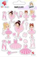 Naklejki dla dzieci Baletnice. Wydawca: All4Kids. SmakLiter.pl Opakowanie Naklejki dla dzieci Baletnice