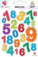 Naklejki dla dzieci Cyferki. Wydawca: All4Kids. SmakLiter.pl Opakowanie Naklejki dla dzieci Cyferki
