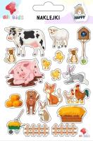 Naklejki dla dzieci Farma zwierzęta. Wydawca: All4Kids. SmakLiter.pl Opakowanie Naklejki dla dzieci Farma zwierzęta