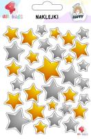 Naklejki dla dzieci Gwiazdki. Wydawca: All4Kids. SmakLiter.pl Opakowanie Naklejki dla dzieci Gwiazdki