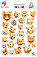 Naklejki dla dzieci Kotki emotki. Wydawca: All4Kids. SmakLiter.pl Opakowanie Naklejki dla dzieci Kotki emotki