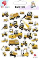 Naklejki dla dzieci Maszyny budowlane. Wydawca: All4Kids. SmakLiter.pl Opakowanie Naklejki dla dzieci Maszyny budowlane