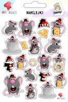 Naklejki dla dzieci Myszy. Wydawca: All4Kids. SmakLiter.pl Opakowanie Naklejki dla dzieci Myszy