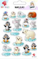 Naklejki dla dzieci Pingwinki. Wydawca: All4Kids. SmakLiter.pl Opakowanie Naklejki dla dzieci Pingwinki