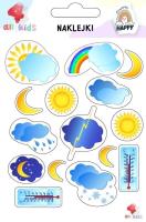 Naklejki dla dzieci Pogoda. Wydawca: All4Kids. SmakLiter.pl Opakowanie Naklejki dla dzieci Pogoda