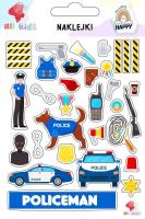 Naklejki dla dzieci Policja. Wydawca: All4Kids. SmakLiter.pl Opakowanie Naklejki dla dzieci Policja