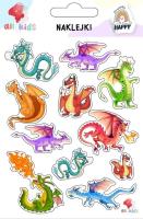 Naklejki dla dzieci Smoki. Wydawca: All4Kids. SmakLiter.pl Opakowanie Naklejki dla dzieci Smoki