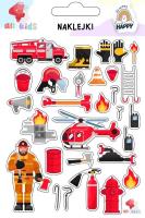 Naklejki dla dzieci Straż pożarna. Wydawca: All4Kids. SmakLiter.pl Opakowanie Naklejki dla dzieci Straż pożarna