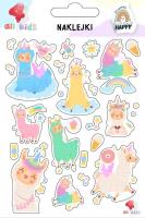 Naklejki dla dzieci Wesołe lamy. Wydawca: All4Kids. SmakLiter.pl Opakowanie Naklejki dla dzieci Wesołe lamy