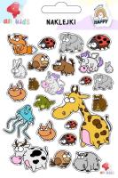 Naklejki dla dzieci Zwierzęta 1. Wydawca: All4Kids. SmakLiter.pl Opakowanie Naklejki dla dzieci Zwierzęta 1