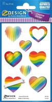 Opakowanie Naklejki do ozdabiania - Serca