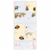 Opakowanie Naklejki do podpisywania prezentów 10,5x21,5 2szt