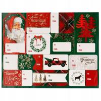 Opakowanie Naklejki do podpisywania prezentów 15,5x20,5 2szt