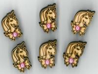 Opakowanie Naklejki drewniane LTA-004A3 2cm 6szt