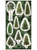 Opakowanie Naklejki Drzewa iglaste