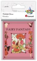 Opakowanie Naklejki foliowe Fairy Fantasy wróżki różowe 30szt