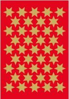 Opakowanie Naklejki Gwiazdki złote