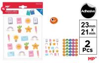 Opakowanie Naklejki imienne 2 arkusze