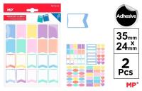 Opakowanie Naklejki imienne 2 arkusze