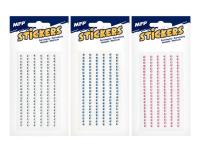 Opakowanie Naklejki kamyki 3mm mix kolorów 1102