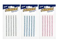 Opakowanie Naklejki kamyki 5mm mix kolorów 1101