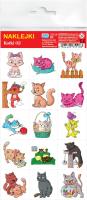 Opakowanie Naklejki. Kotki