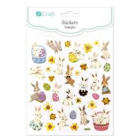 Opakowanie Naklejki - króliczki 37szt DPNK-044