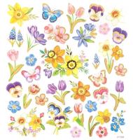 Opakowanie Naklejki kwiaty 35szt