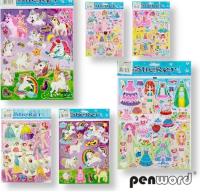 Opakowanie Naklejki laser grirls 20x25mm