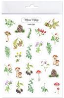 Naklejki Leśne botaniczne. Wydawca: Mama Maluje. SmakLiter.pl Opakowanie Naklejki Leśne botaniczne