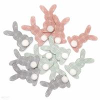 Opakowanie Naklejki materiałowe króliki 12 szt.