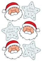 Opakowanie Naklejki Mikołaj