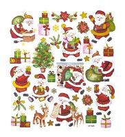Opakowanie Naklejki Mikołaje, 32szt