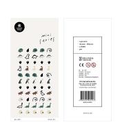 Naklejki Mini Dinozaury. Wydawca: Suatelier. SmakLiter.pl Opakowanie Naklejki Mini Dinozaury