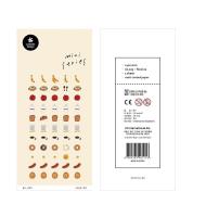 Opakowanie Naklejki Mini Jedzenie #2