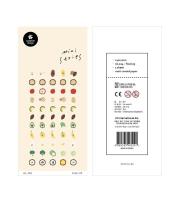 Naklejki Mini Jedzenie #3. Wydawca: Suatelier. SmakLiter.pl Opakowanie Naklejki Mini Jedzenie #3