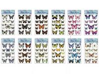 Naklejki motyle 50x32cm MIX. Wydawca: ADAR. SmakLiter.pl Opakowanie Naklejki motyle 50x32cm MIX