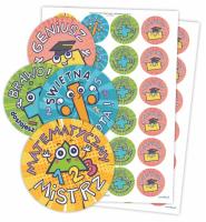 Opakowanie Naklejki motywacyjne - Matematyczne 01 48szt