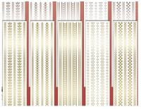 Opakowanie Naklejki na folii 9x30cm MIX