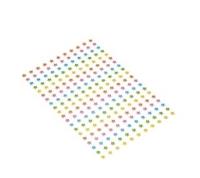 Opakowanie Naklejki na folii gwiazdki mix kolorów