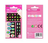 Naklejki na paznokcie Fluo - Pod wodą 38 szt.. Wydawca: AVENIR. SmakLiter.pl Opakowanie Naklejki na paznokcie Fluo - Pod wodą 38 szt.