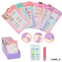 Opakowanie Naklejki na paznokcie Top Model z pilniczkiem 12065A 1 szt. mix