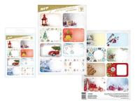 Opakowanie Naklejki na prezenty BN 16szt MIX