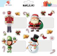 Naklejki na prezenty Boże Narodzenie 6. Wydawca: All4Kids. SmakLiter.pl Opakowanie Naklejki na prezenty Boże Narodzenie 6
