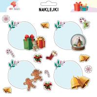 Naklejki na prezenty Boże Narodzenie 7. Wydawca: All4Kids. SmakLiter.pl Opakowanie Naklejki na prezenty Boże Narodzenie 7