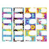 Opakowanie Naklejki na zeszyt Literki/Cyferki (25szt)
