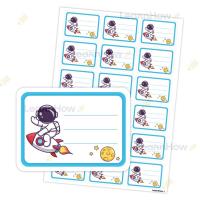 Opakowanie Naklejki na zeszyt - Rakieta 18szt