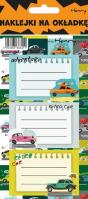Opakowanie Naklejki na zeszyty - Auta (12szt)